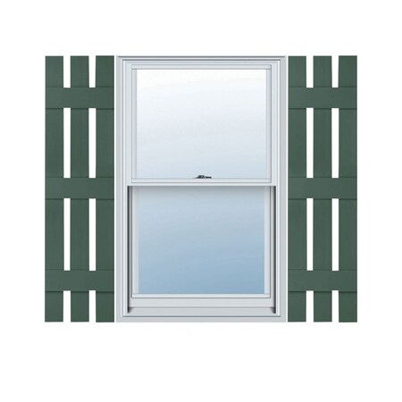 Ekena Millwork Mid-America Vinyl, TailorMade Three Board Spaced (3 Batten), Board-n-Batten Shutters, S31260028, PR S31260028